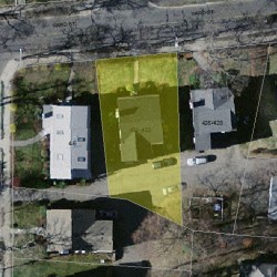 430 Ward St, Newton MA 02459-1257 aerial view