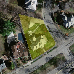 279 Commonwealth Ave, Newton MA 02459 aerial view