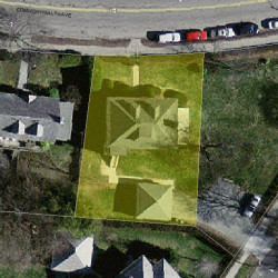 176 Commonwealth Ave, Newton MA  02459 aerial view
