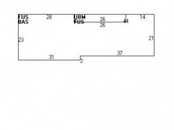 36 Saco St, Newton MA  02464-1338 floor plan