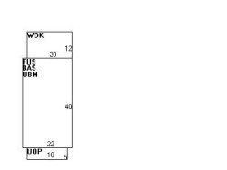 73 Dalby St, Newton MA  02458-1032 floor plan