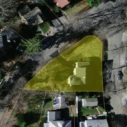 89 Eastbourne Rd, Newton MA 02459-1205 aerial view