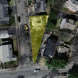 46 Clarendon St, Newton MA  02460-2021 aerial view