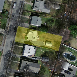 40 Freeman St, Newton MA 02466-1206 aerial view