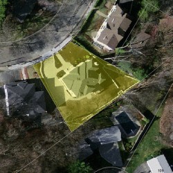 14 Cottonwood Rd, Newton MA  02459-3112 aerial view