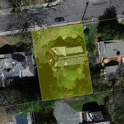 397 Highland St, Newton MA 02465-2707 aerial view