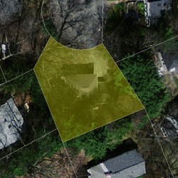 50 Cochituate Rd, Newton MA 02461-1404 aerial view