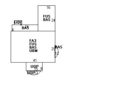 523 Ward St, Newton MA 02459-1109 floor plan