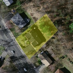 756 Dedham St, Newton MA  02459-3313 aerial view