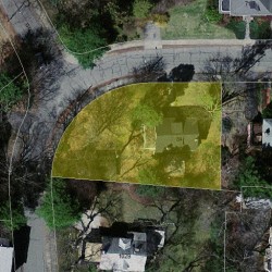 84 Hancock Ave, Newton MA 02459-1751 aerial view