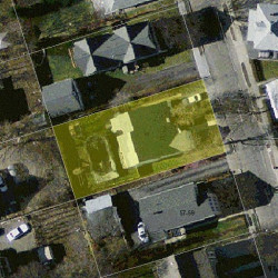 55 Faxon St, Newton MA 02458-1034 aerial view