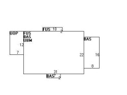 25 Asheville Rd, Newton MA  02462-1123 floor plan