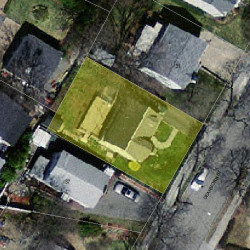 33 Dearborn St, Newton MA 02465-1533 aerial view
