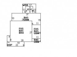 11 Nantucket Rd, Newton MA  02461-1407 floor plan