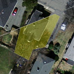 31 Underwood Ave, Newton MA  02465-1023 aerial view
