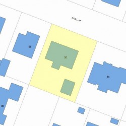50 Carl St, Newton MA 02461-1906 plot plan