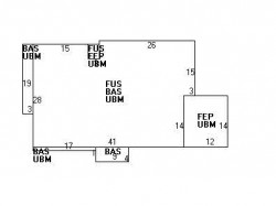 332 Winchester St, Newton MA 02461-2051 floor plan