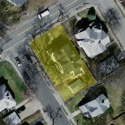 228 Lincoln St, Newton MA 02461-1346 aerial view