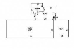 373 Dedham St, Newton MA 02459-2902 floor plan