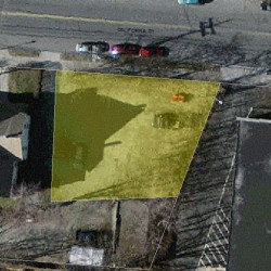 166 California St, Newton MA  02458-1005 aerial view