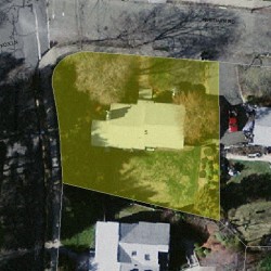5 Hartman Rd, Newton MA 02459-3033 aerial view