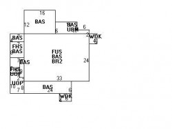 15 Bow Rd, Newton MA 02459-2555 floor plan