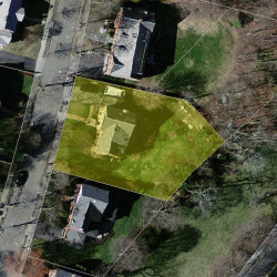 40 Avondale Rd, Newton MA  02459-1619 aerial view