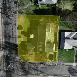 420 Waverley Ave, Newton MA 02458-2722 aerial view