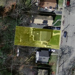 195 Woodcliff Rd, Newton MA 02461-1842 aerial view