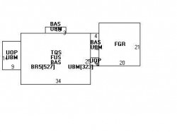 782 Walnut St, Newton MA  02459-1717 floor plan