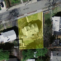 58 Royce Rd, Newton MA 02459-1033 aerial view