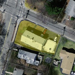 86 Derby St, Newton MA 02465-1653 aerial view