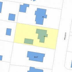 49 Walker St, Newton MA 02460-1519 plot plan