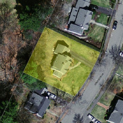 29 Grayson Ln, Newton MA  02462-1020 aerial view