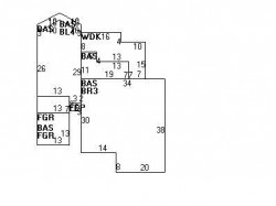 272 Woodcliff Rd, Newton MA 02461-2128 floor plan