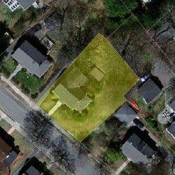 11 Mayflower Ter, Newton MA  02461-1305 aerial view