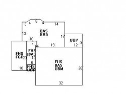 382 Lexington St, Newton MA 02466-1526 floor plan