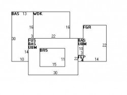 56 Stearns St, Newton MA  02459-2464 floor plan