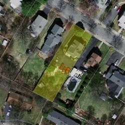 78 Pine St, Newton MA  02465-1442 aerial view