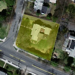 30 Winnetaska Rd, Newton MA  02468-1425 aerial view