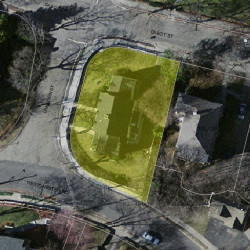 156 Langdon St, Newton MA 02458-2516 aerial view