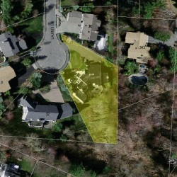 30 Laurus Ln, Newton MA  02459-3138 aerial view