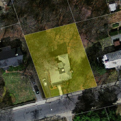 169 Mount Vernon St, Newton MA 02465-2516 aerial view