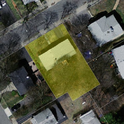 14 Fuller Ave, Newton MA  02465-1309 aerial view