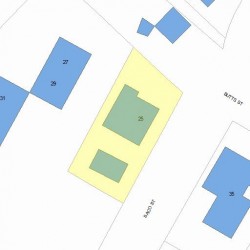 25 Saco St, Newton MA 02464-1339 plot plan