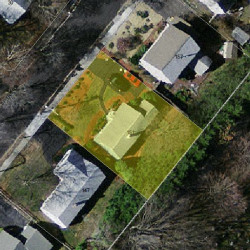 151 Spiers Rd, Newton MA  02459-3717 aerial view