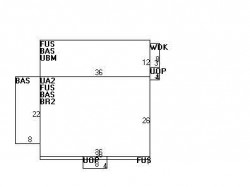 57 Morton St, Newton MA  02459-1027 floor plan
