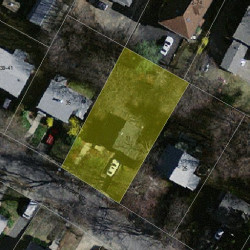 31 Whittemore Rd, Newton MA  02458-2105 aerial view