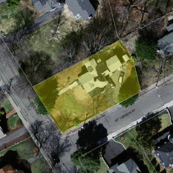 52 Hillside Ave, Newton MA 02465-2561 aerial view