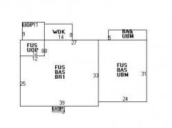45 Bishopsgate Rd, Newton MA 02459-2006 floor plan